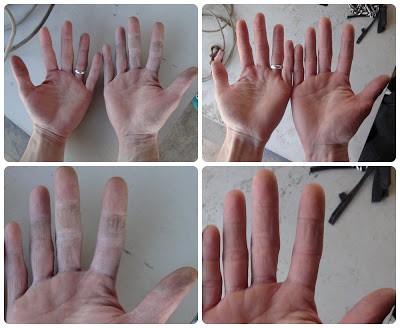 Hands after O Keefe's Working Hand Cream