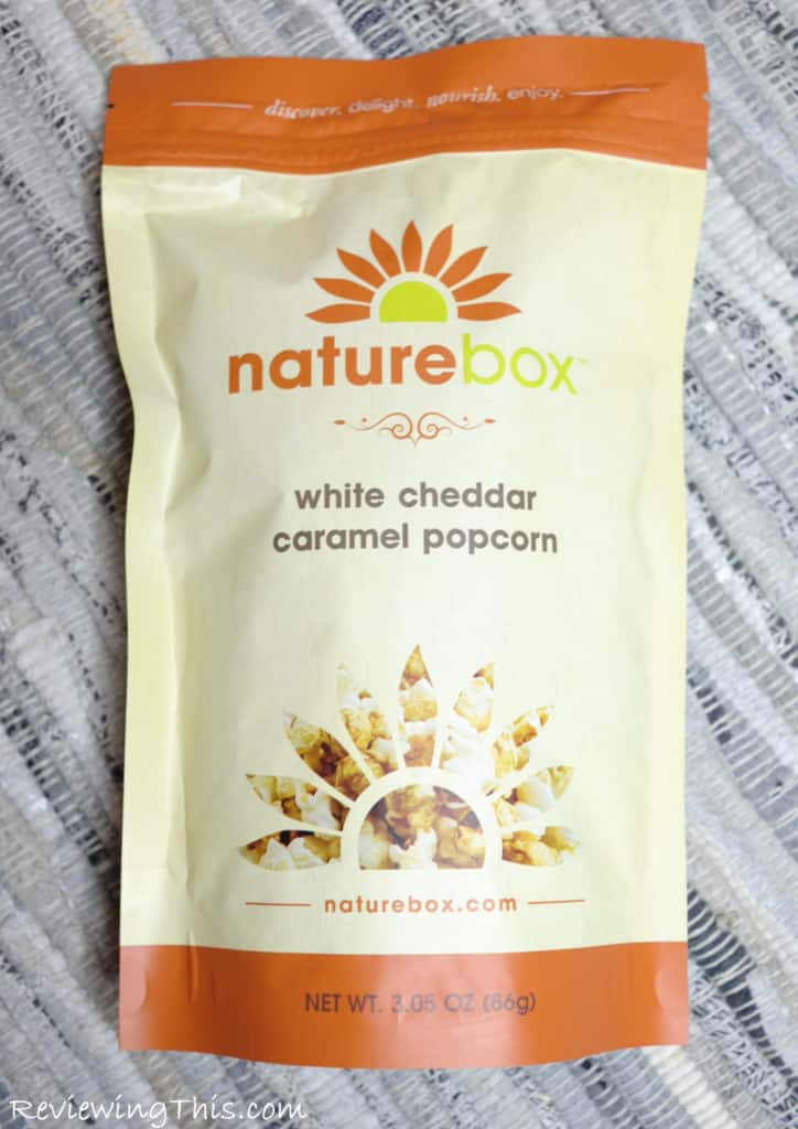 white cheddar caramel popcorn