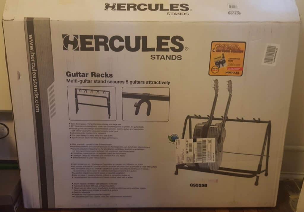Review: Hercules GS525B 5-Piece Guitar Rack - why would anybody need this? 11