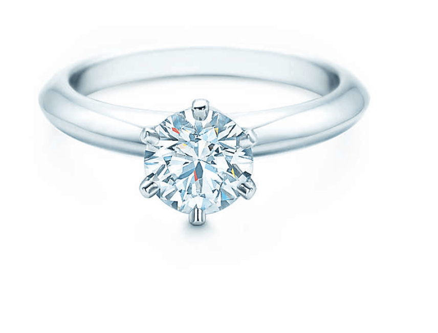 Tiffany 1C Round Engagement Ring