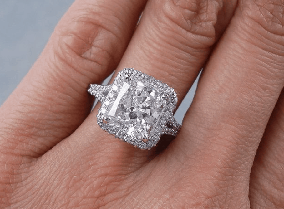D Color Diamond Engagement Ring