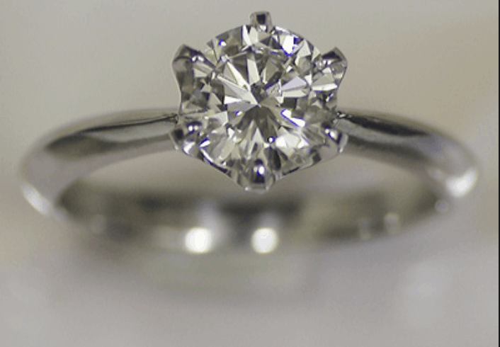 Flawless Color D Engagement Ring