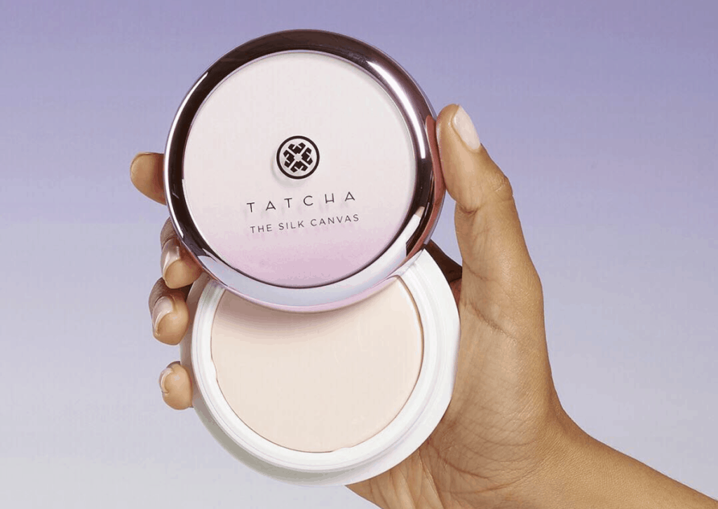 tatcha the silk canvas in hand
