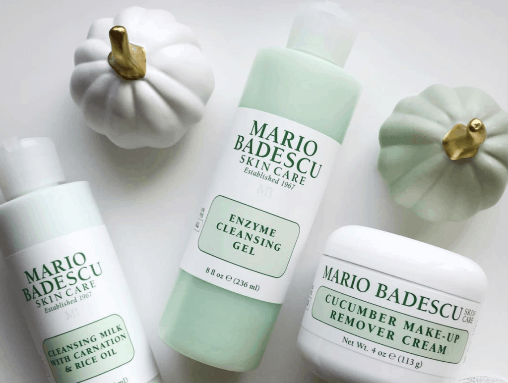 Mario Badescu Enzyme Cleansing Gel and products