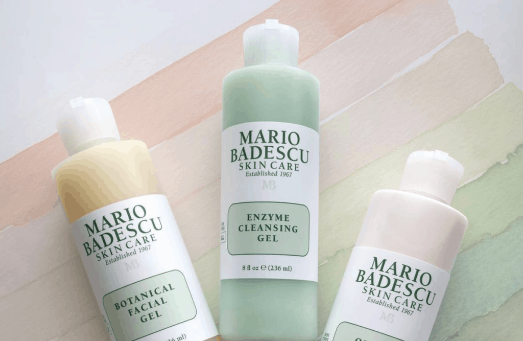 Mario Badescu Enzyme Cleansing Gel and prods