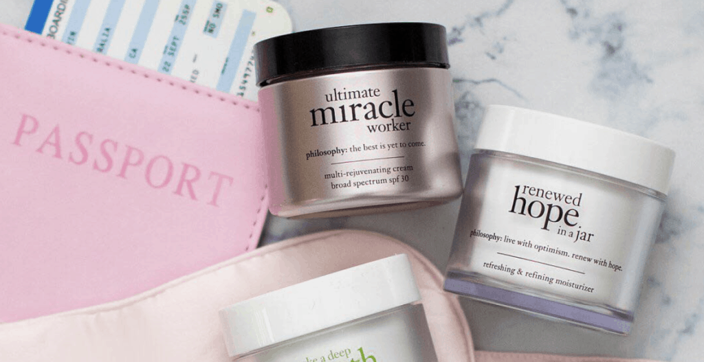Philosophy's Renewed Hope In A Jar and products 