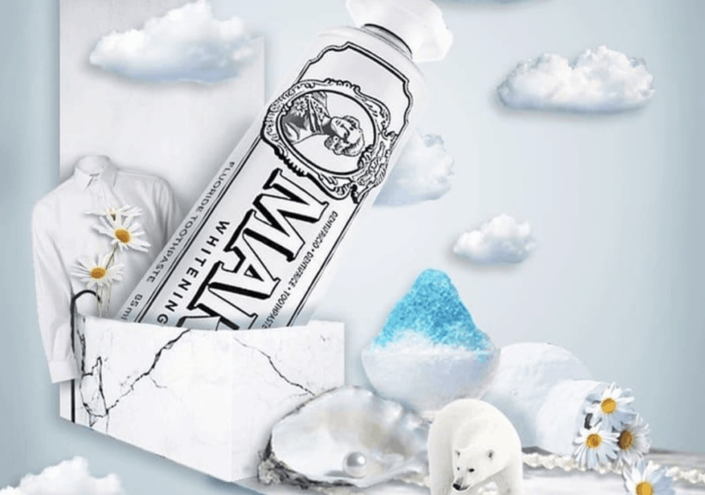 Marvis Toothpaste Whitening Mint Graphic