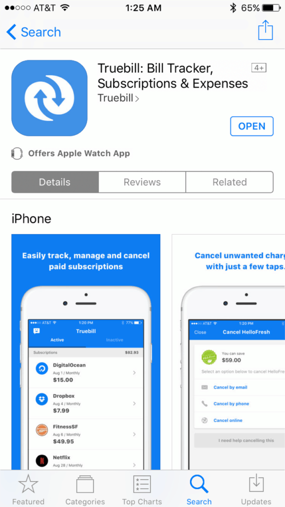 Review: Truebill (Best Application For Money Management?) 1