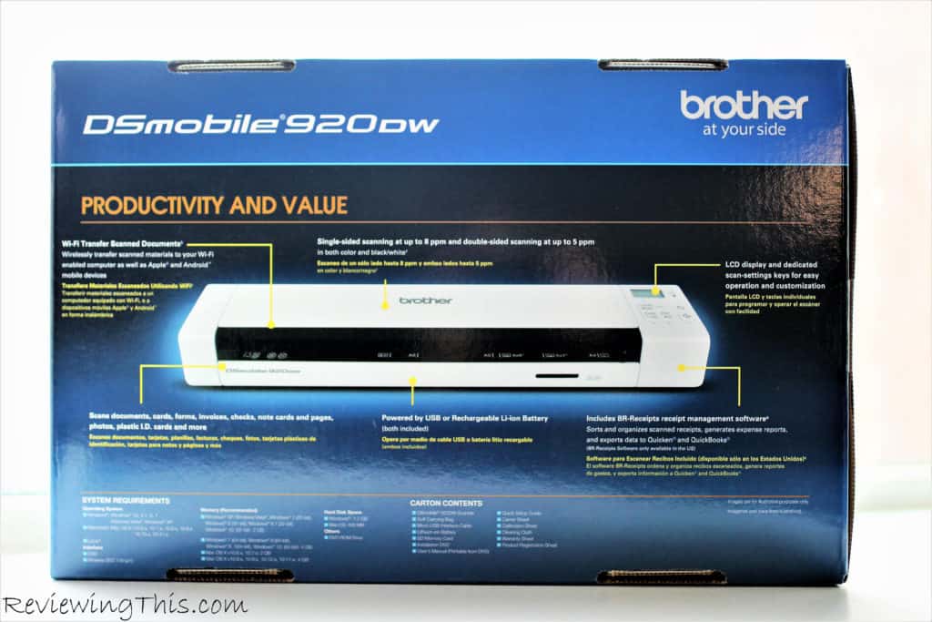 Review: Brother DS-920DW Wireless Scanner (Best Portable Scanner?) 4