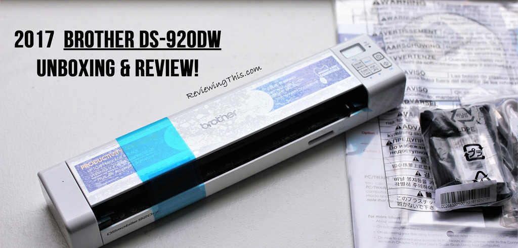 Review: Brother DS-920DW Wireless Scanner (Best Portable Scanner?) 1