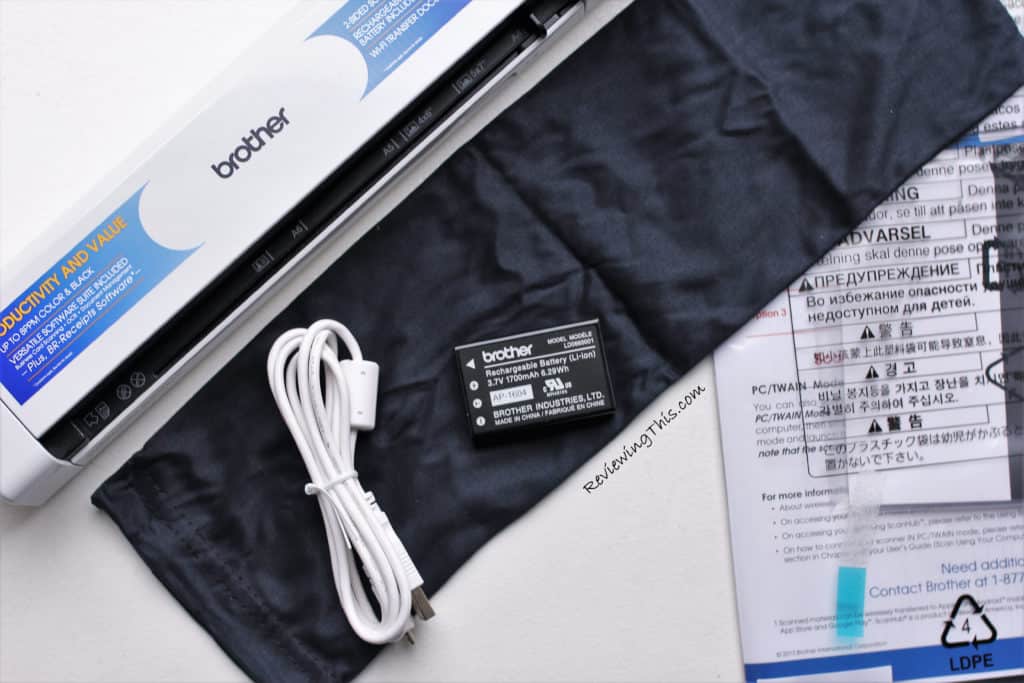 Review: Brother DS-920DW Wireless Scanner (Best Portable Scanner?) 6