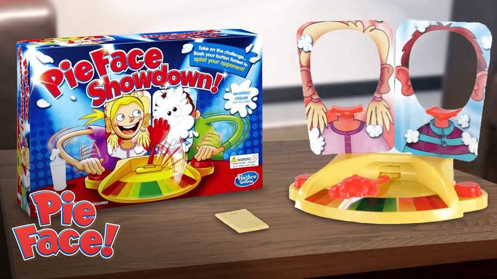 Pie Face! Pie-Throwing Whipped Cream Arm Game Multi-Player Family Fun Hasbro