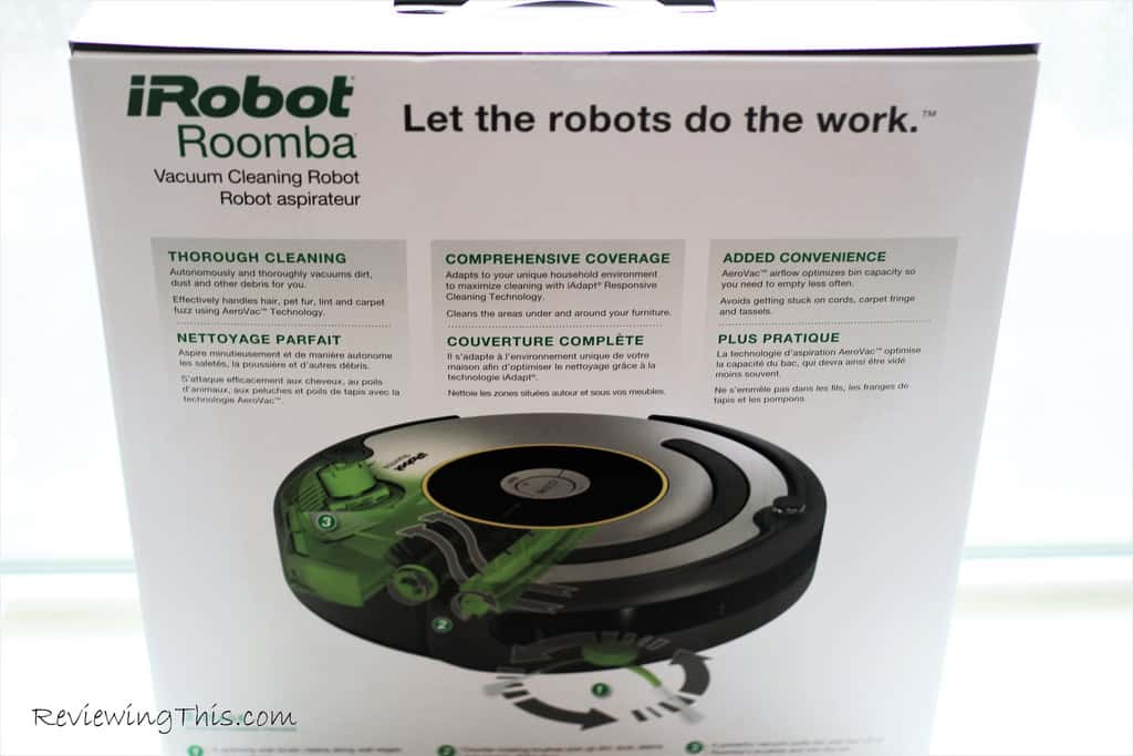 iRobot Roomba 650 Packaging