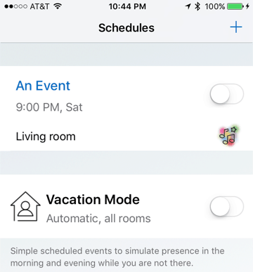 Wiz Smart Lights Photo Schedules