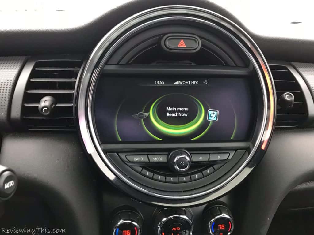 reachnow car service menu