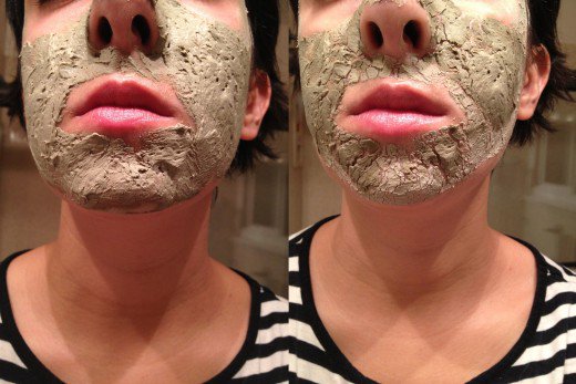 Aztec Indian Healing Clay Applied