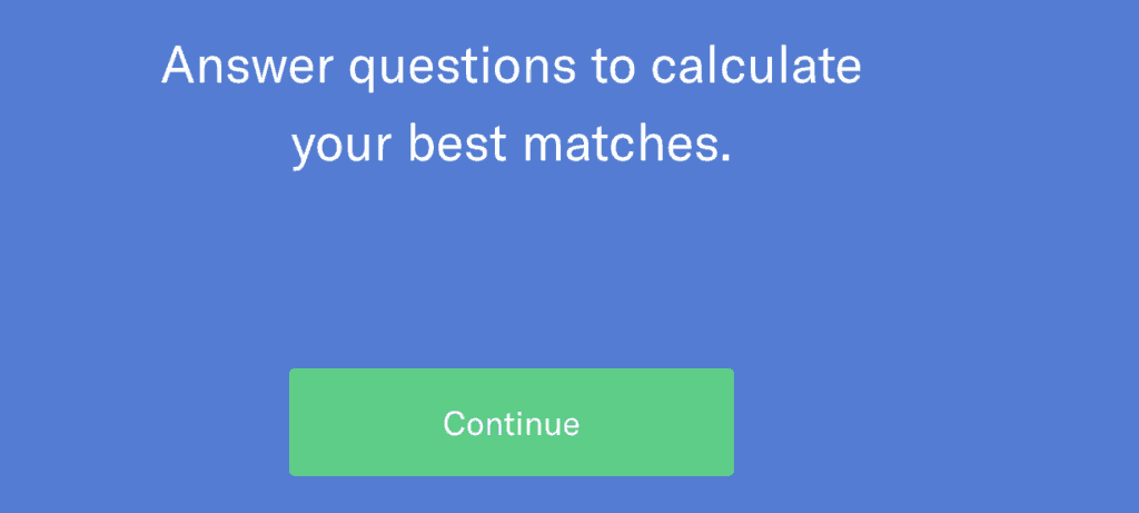 OKCupid interface