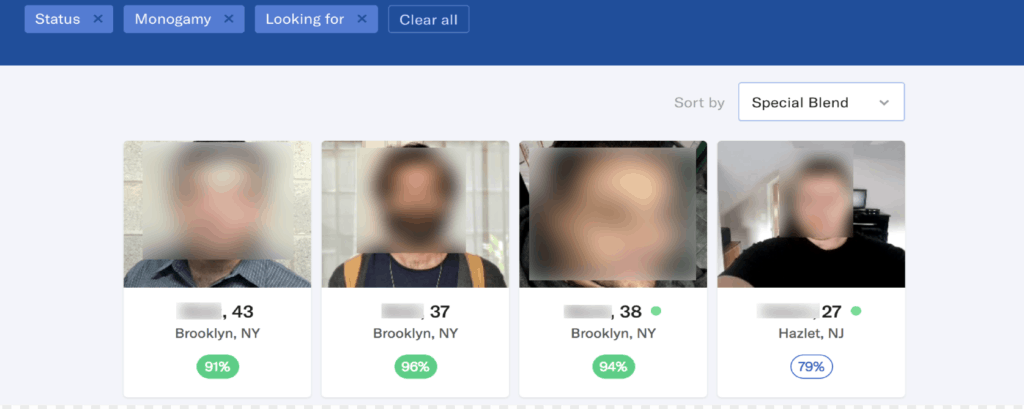 OKCupid Search Functions