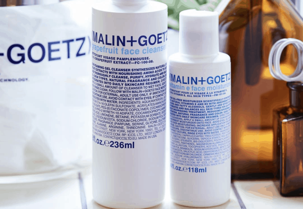 Malin + Goetz Skincare Essentials Set Cleanser and Moisturizer