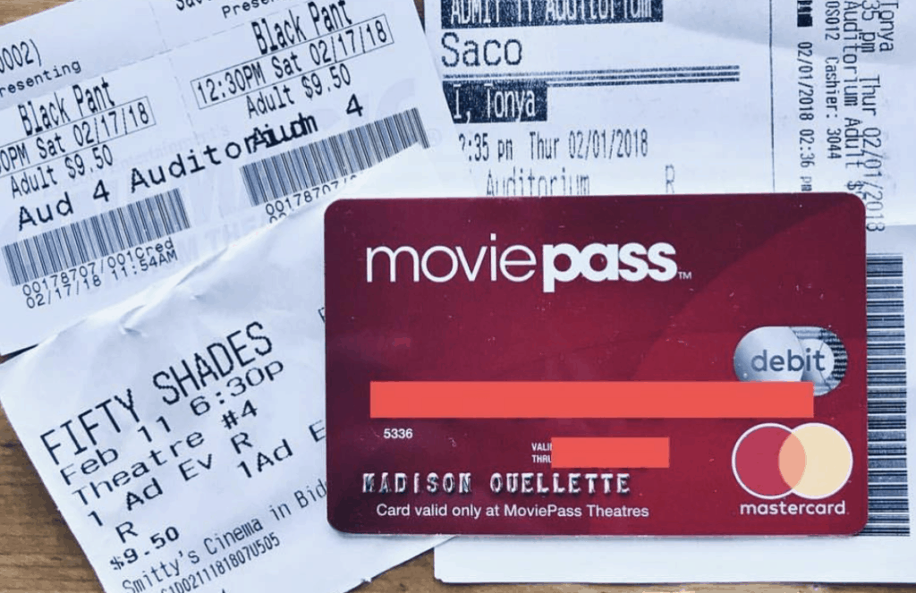 Moviepass card 2