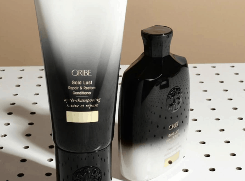 Oribe Gold Lust Shampoo and Conditioner shot