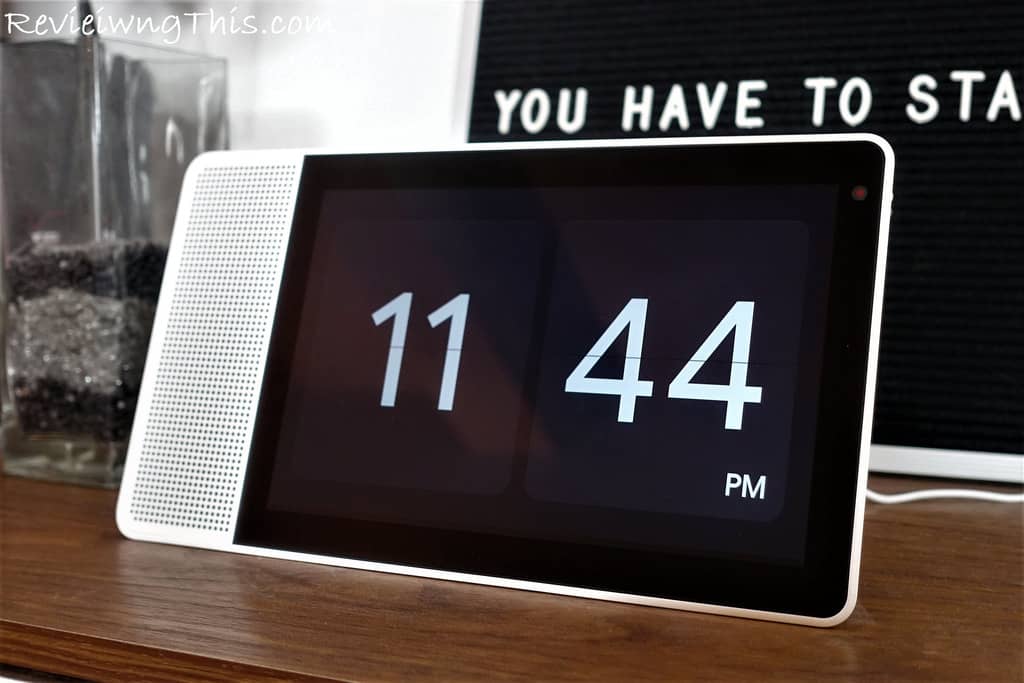 clock on google home