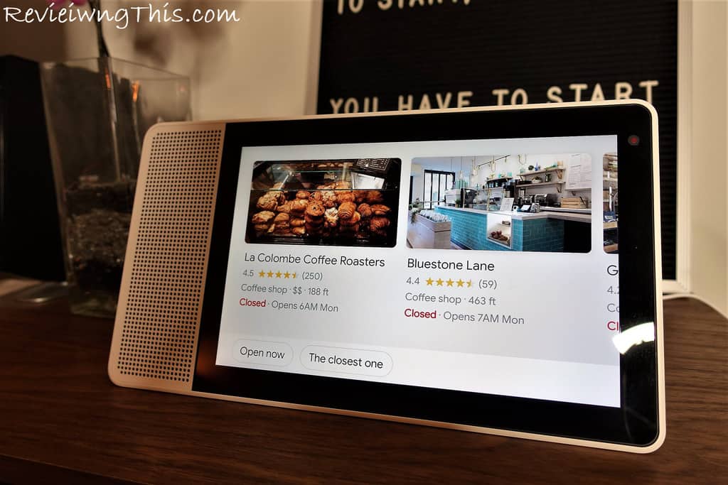 Coffee Shops on Smart Display