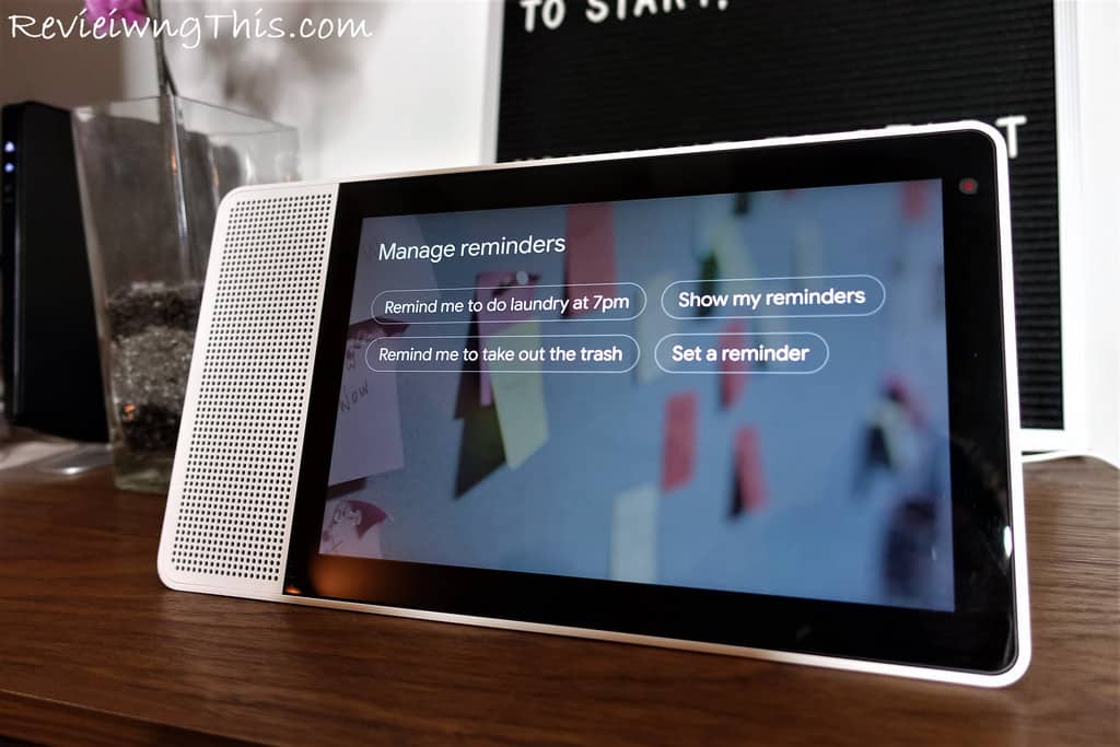 reminders setup with google home