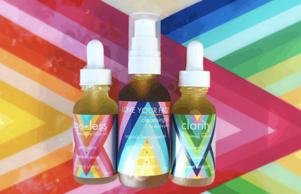 LUA Love Your Face Cleansing Oil and prods
