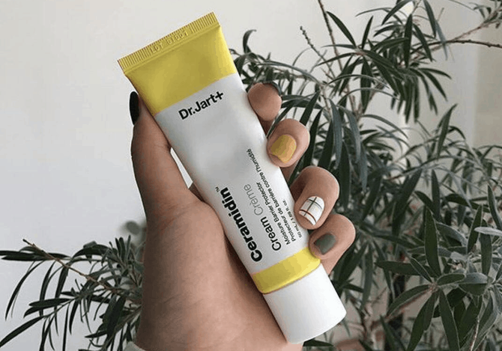 Dr. Jart Ceramidin Cream Hand model