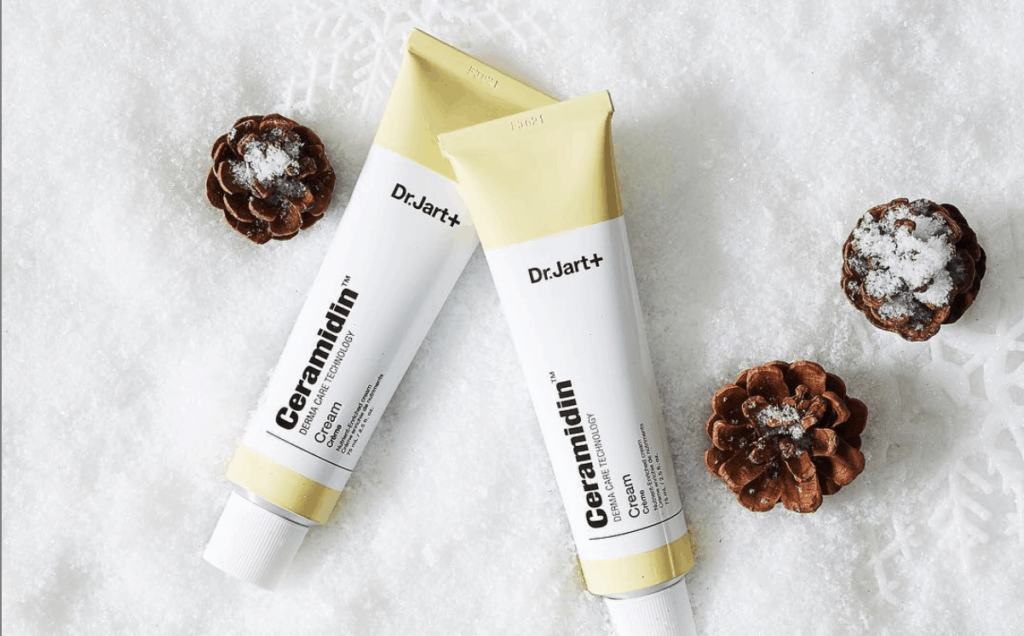Dr. Jart Ceramidin Cream white backdrop
