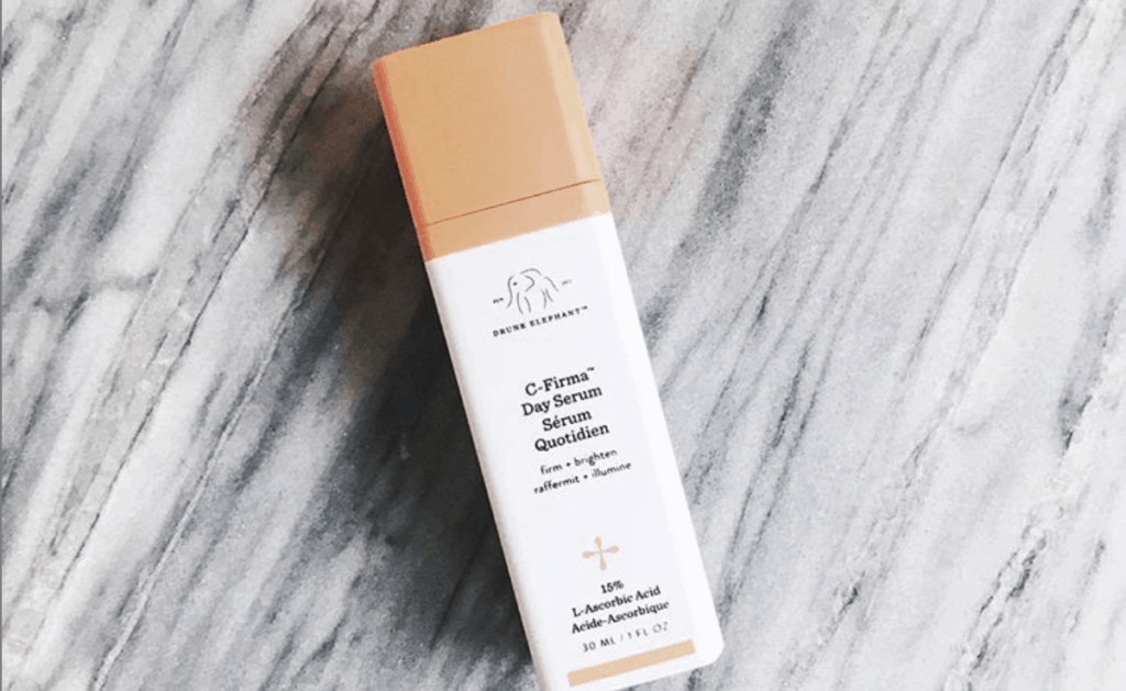 Drunk Elephant C-Firma Day Serum Marble Backdrop