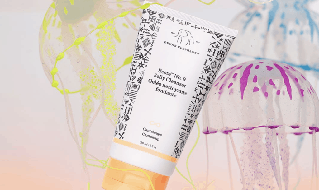 Drunk Elephant Beste Jelly Cleanser Backdrop Colors