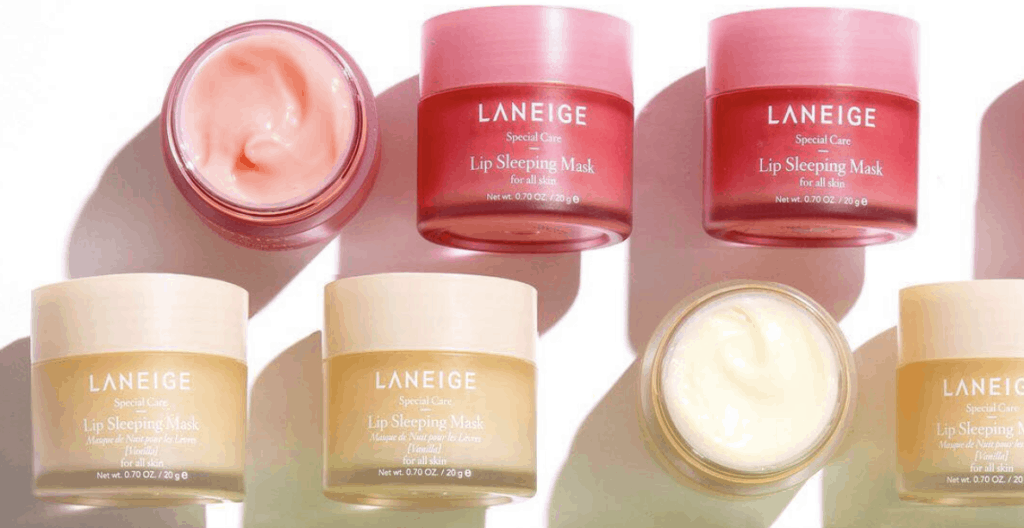 Laneige Lip Sleeping Mask Bottle and Flavors