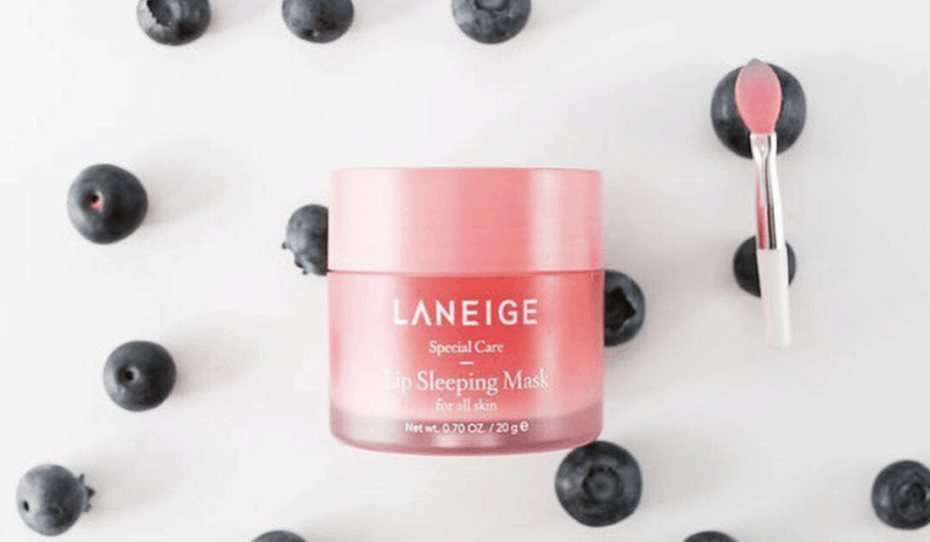 Laneige Lip Sleeping Mask and berries