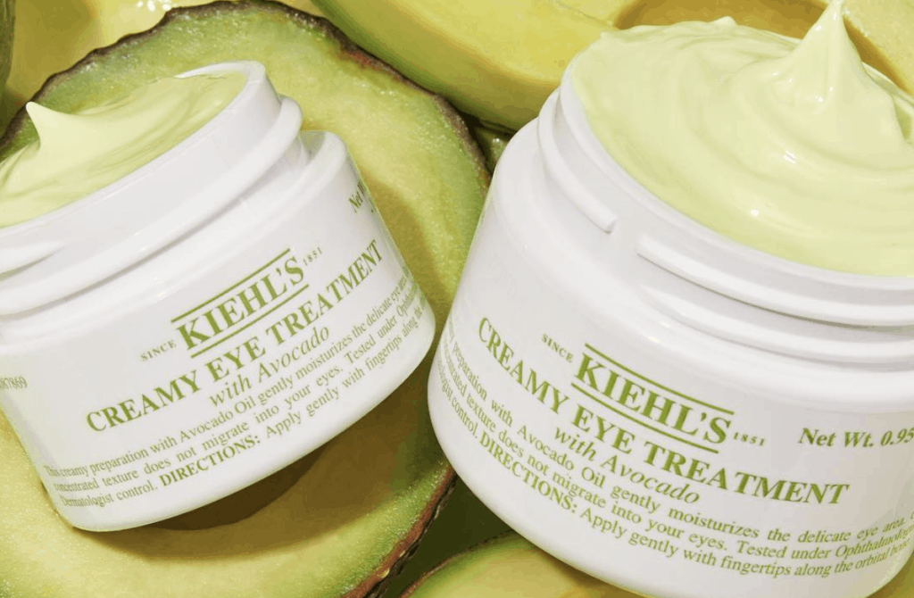 Kiehls Avocado Eye Cream jars