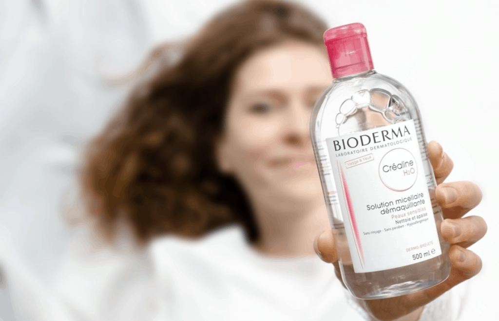 Bioderma's Micellar Water background modell