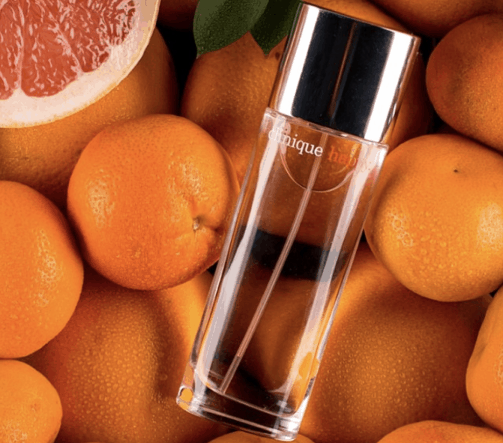 Clinique Happy Fragrance Fruit Background