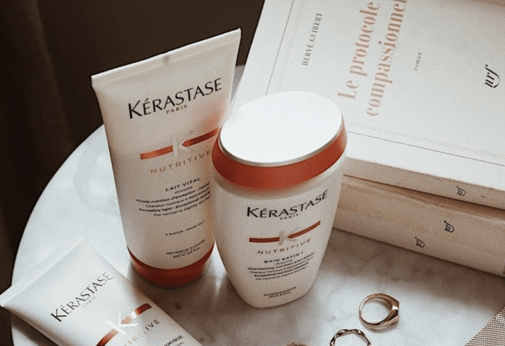 Kerastase's Nutritive Shampoo and Conditioner Backdrop