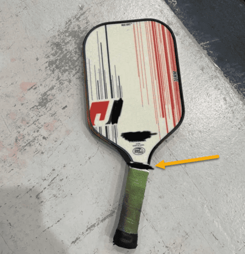 broken paddle